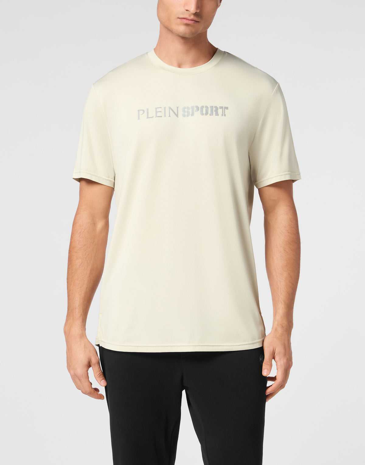 PLEIN SPORT REFLECTIVE T-SHIRT ROUND NECK SS