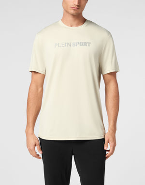 PLEIN SPORT REFLECTIVE T-SHIRT ROUND NECK SS