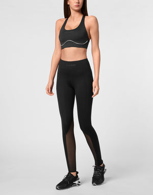 PLEIN SPORT MULTICUTTING PUSH UP LEGGINGS