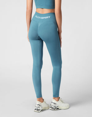 PLEIN SPORT SEAMLESS SPORT LEGGINGS LOGO