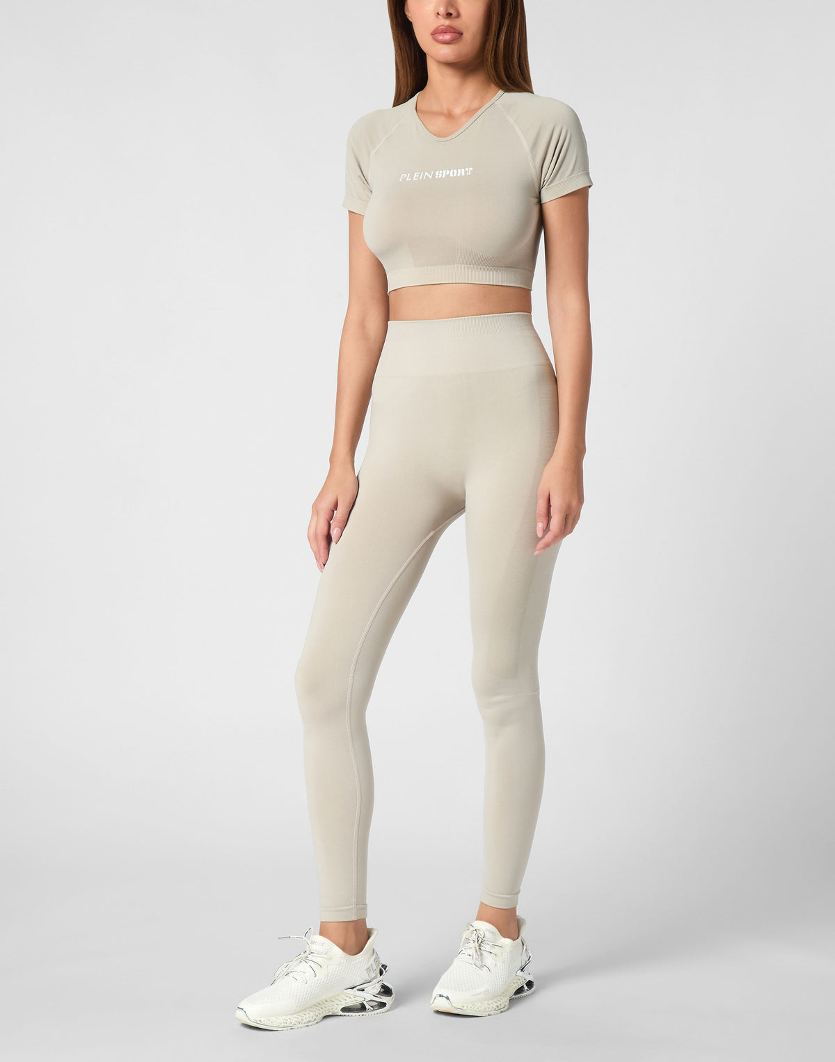 PLEIN SPORT SEAMLESS SPORT LEGGINGS LOGO