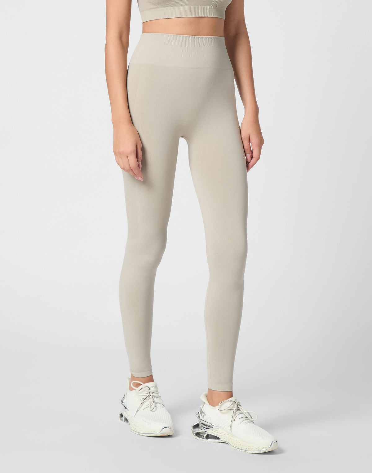 PLEIN SPORT SEAMLESS SPORT LEGGINGS LOGO
