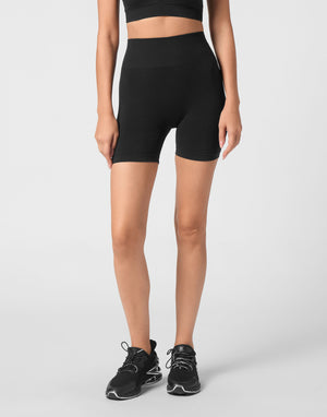 PLEIN SPORT SEAMLESS MICRO BIKER SHORTS LOGO