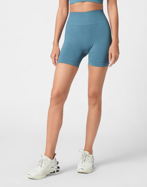 PLEIN SPORT SEAMLESS MICRO BIKER SHORTS LOGO