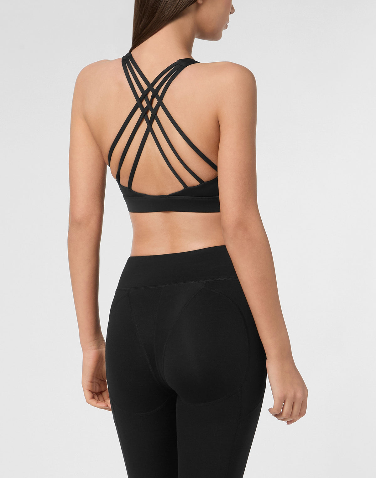 PLEIN SPORT SILKY SOFT PIPING PUSH UP BRA