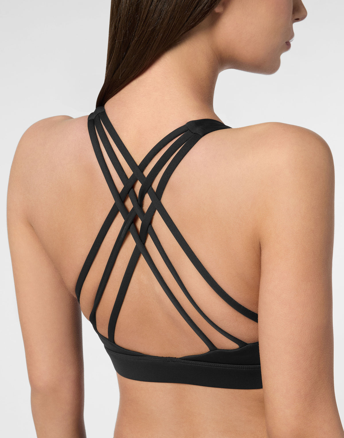 PLEIN SPORT SILKY SOFT PIPING PUSH UP BRA