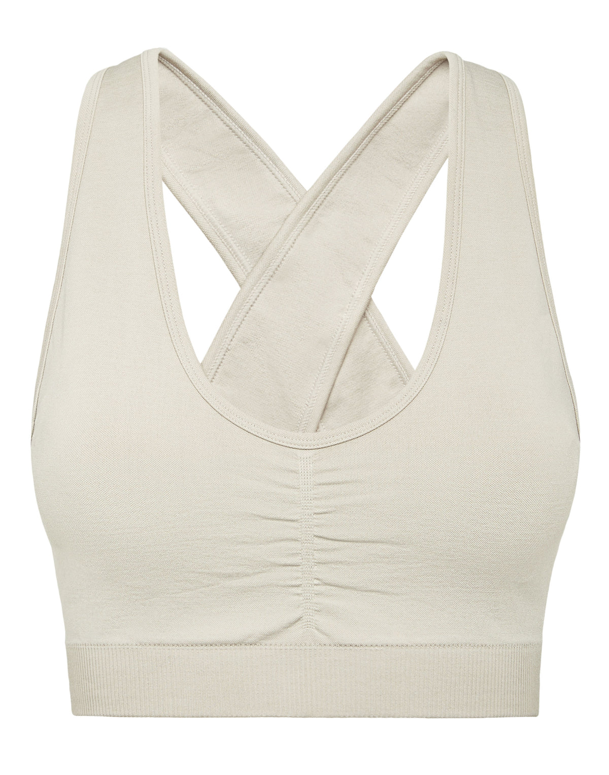 PLEIN SPORT SEAMLESS WIDE STRAPS SPORT BRA LOGO
