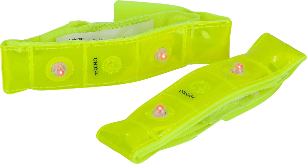 ENDURANCE REFLECTIVE ARMBAND WITH 4 LEDS - 2 PACK (SALZMANN)