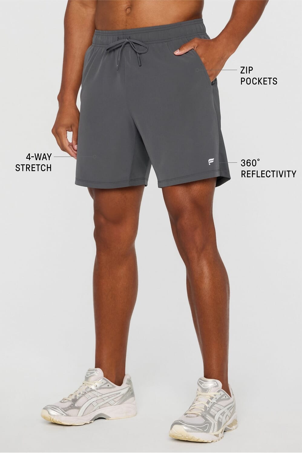 FABLETICS THE 7" O2 RUN SHORT (LINED)