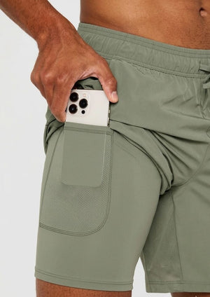 FABLETICS THE 7" O2 RUN SHORT (LINED)