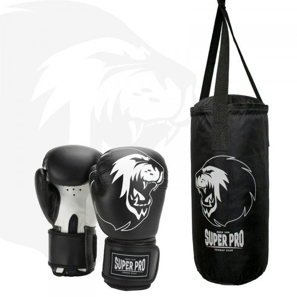 SUPER PRO COMBAT GEAR KIDS PUNCHING BAG SET