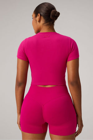 FABLETICS CLASSIC COTTON CROPPED BABY TEE