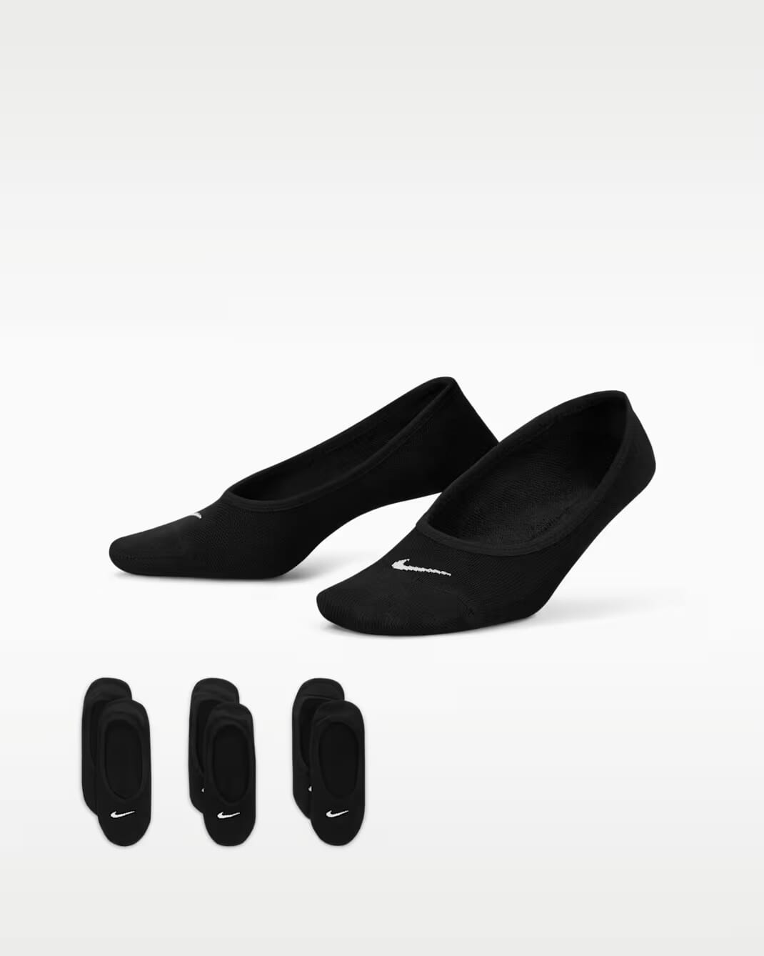 NIKE W NK EVERYDAY LTWT FOOT 3PR - NEW 144