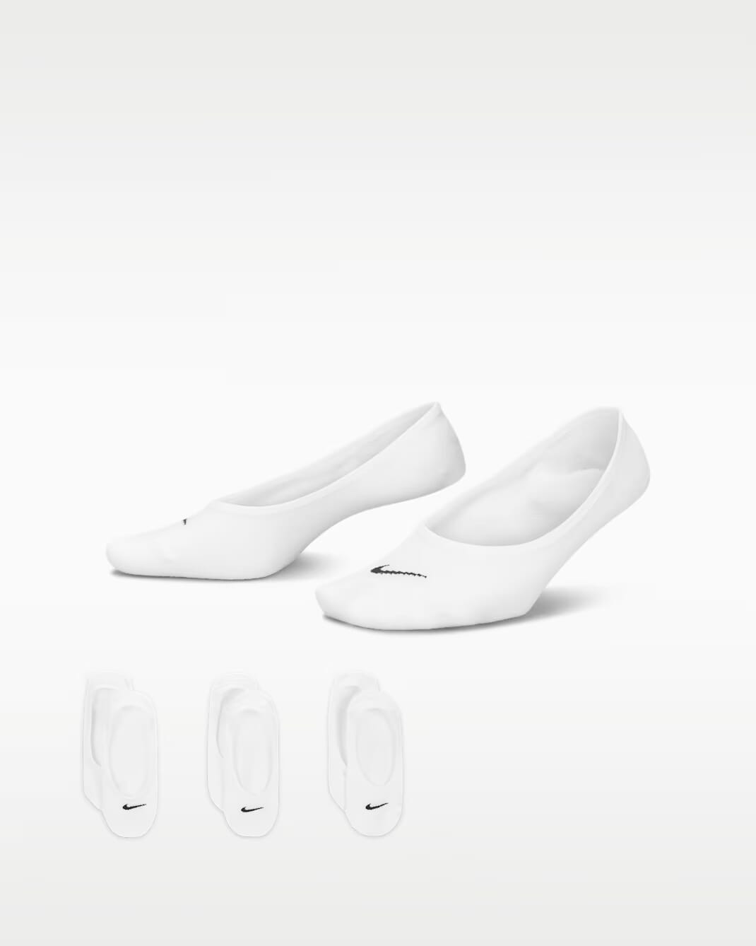 NIKE W NK EVERYDAY LTWT FOOT 3PR - NEW 144