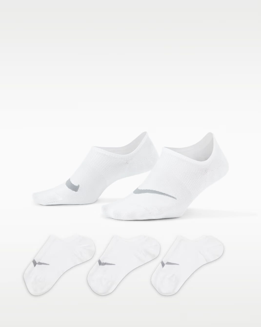 NIKE U NK EVERYDAY PLUS LTWT FOOTIE 3PR - 144