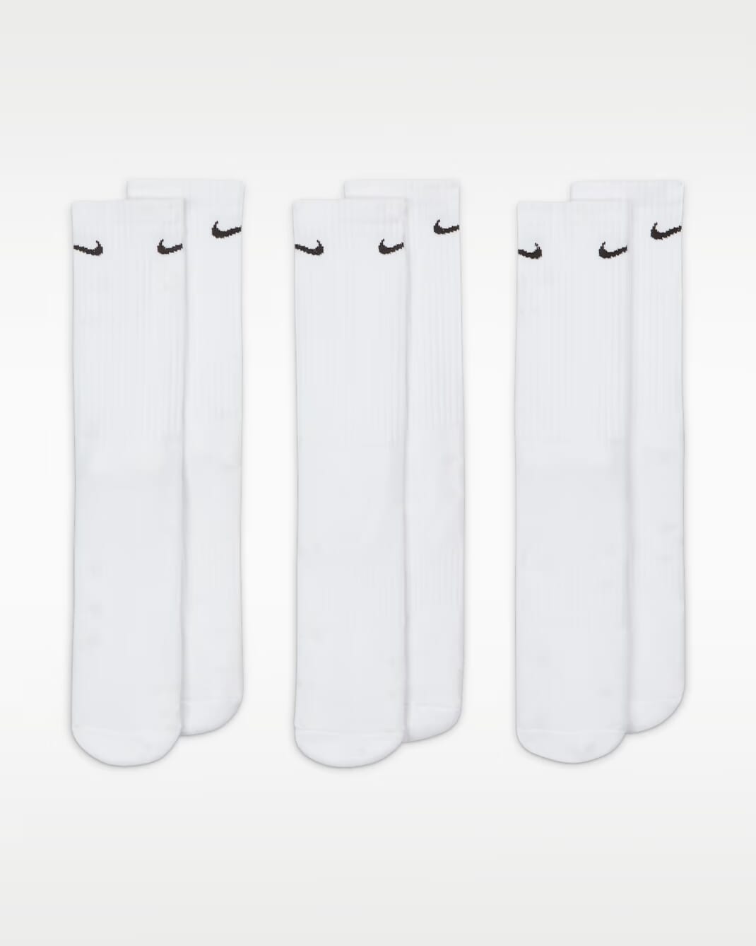 NIKE U NK EVERYDAY CUSH CREW 3PR - 132