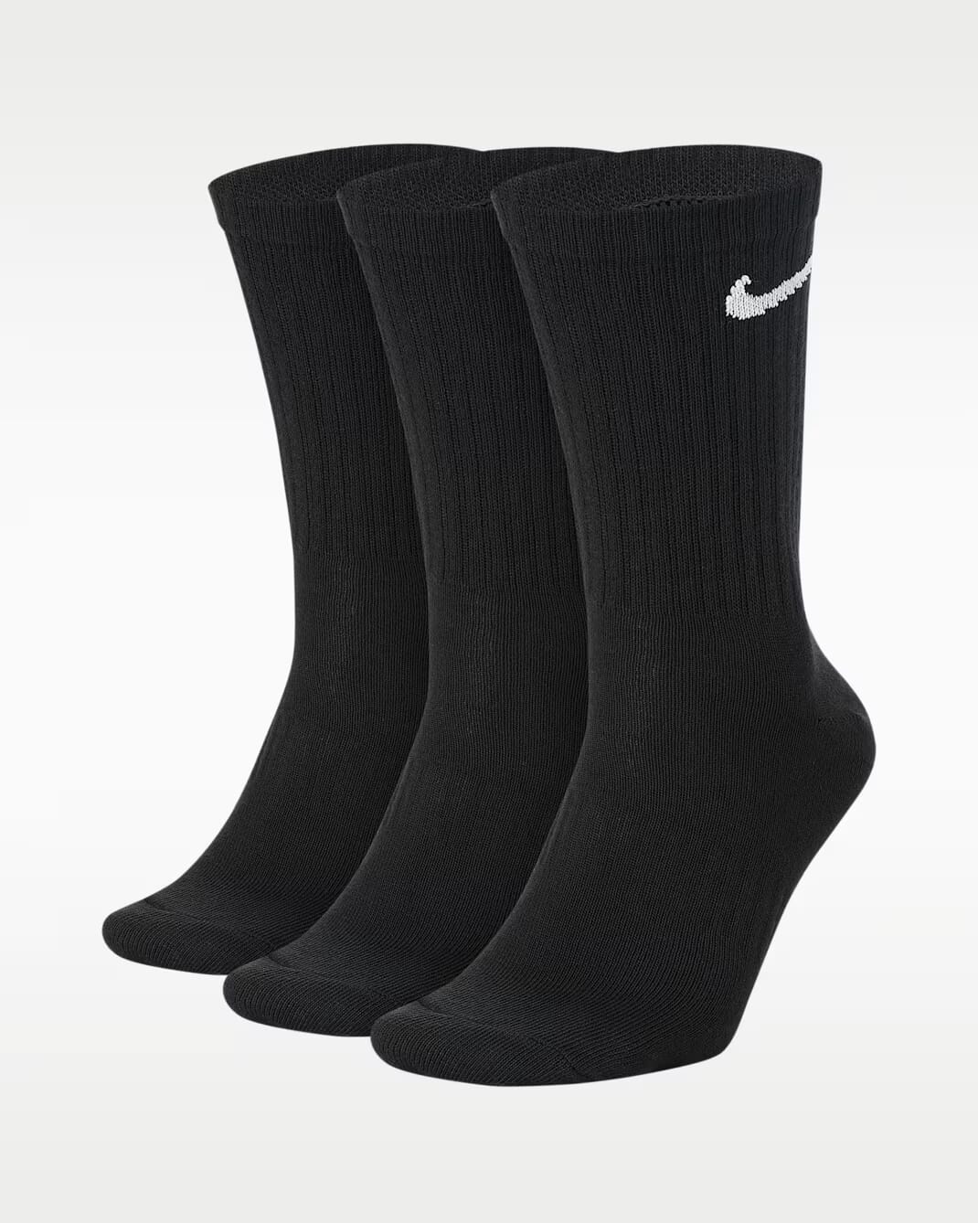 NIKE U NK EVERYDAY LTWT CREW 3PR - 132N