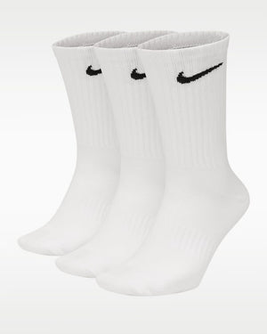 NIKE U NK EVERYDAY LTWT CREW 3PR - 132N