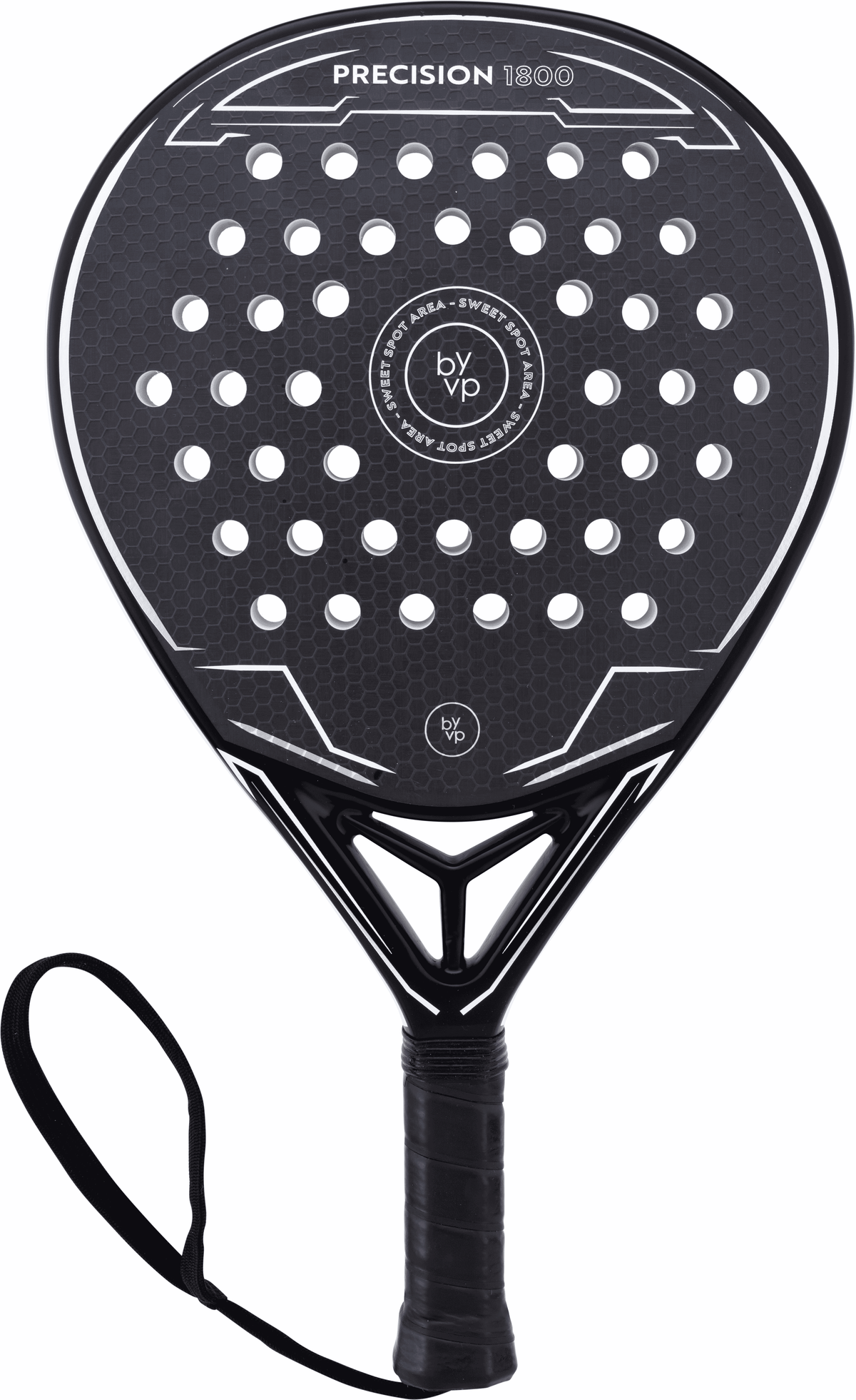 BYVP PADEL RACKET TEAR SHAPE PRECISION 1800