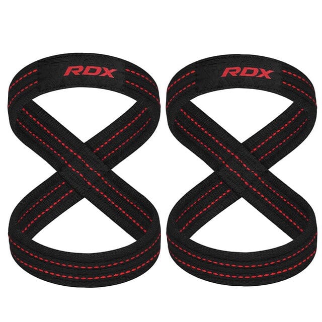 RDX GYM LIFTING COTTON 8 STRAPS GRAY-L