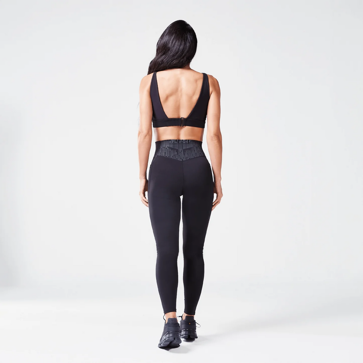 SQUATWOLF CODE RIBBED ASYMMETRIC BRA