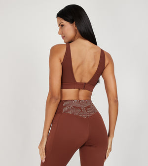 SQUATWOLF CODE RIBBED ASYMMETRIC BRA