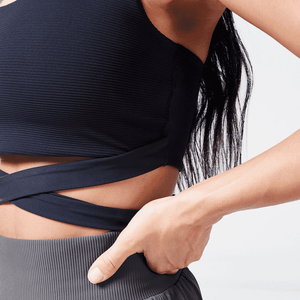 SQUATWOLF CORE RIBBED BRA TOP