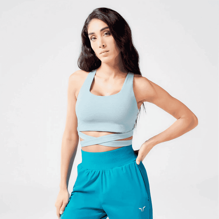 SQUATWOLF CORE RIBBED BRA TOP
