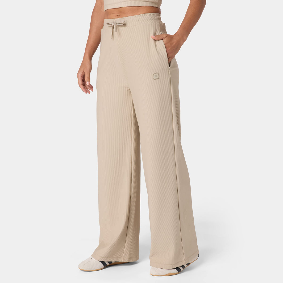 SQUATWOLF RIBBED WIDE LEG PANT