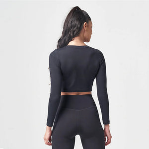 SQUATWOLF ESSENTIAL FULL SLEEVES CROP TOP