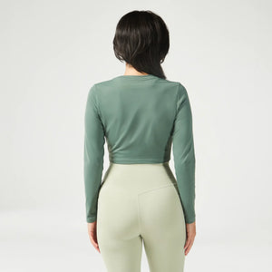 SQUATWOLF ESSENTIAL FULL SLEEVES CROP TOP