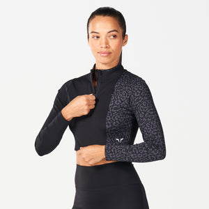 SQUATWOLF QTR ZIP SERPENT TOP