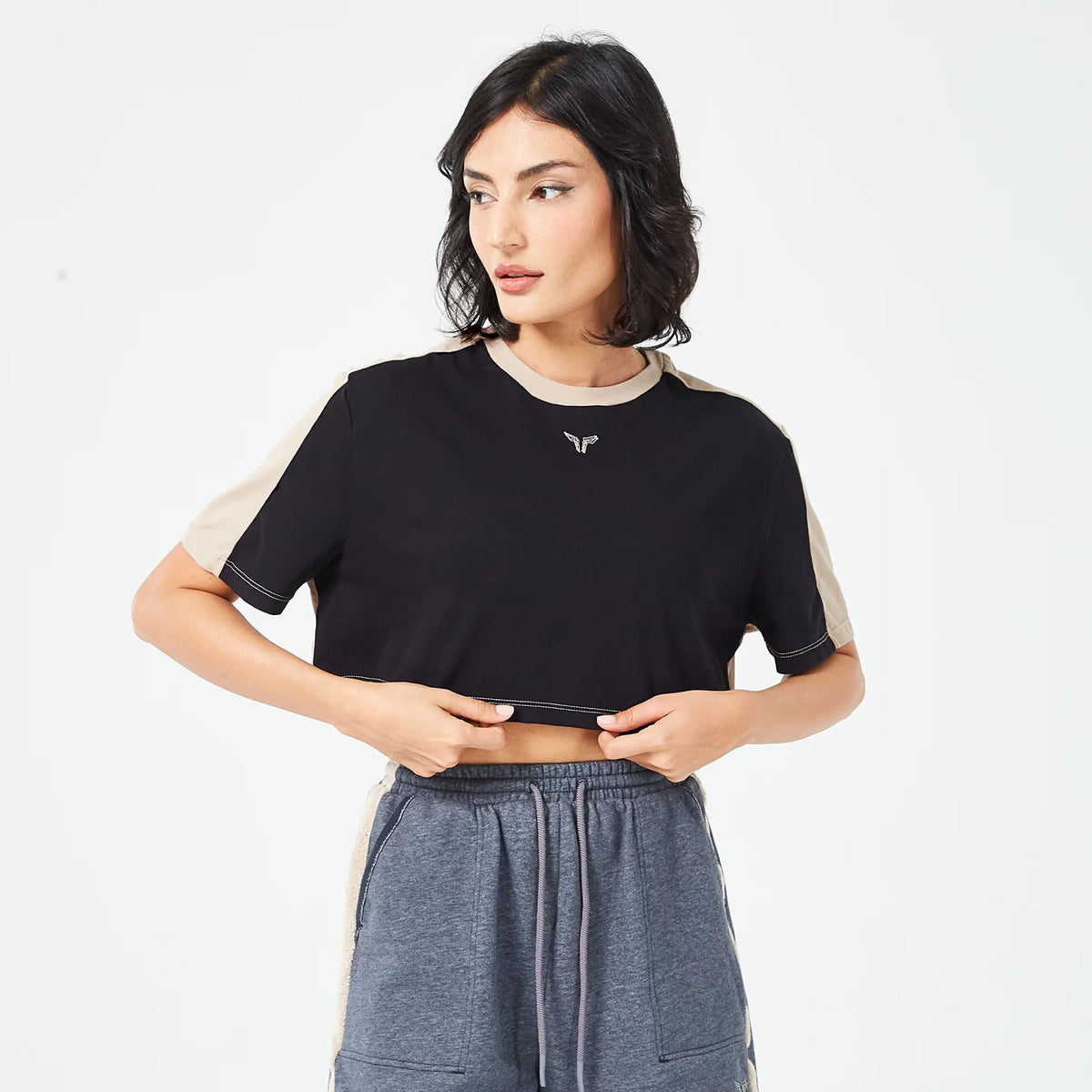 SQUATWOLF RETROGRADE CROP TEE