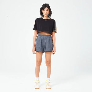 SQUATWOLF RETROGRADE CROP TEE
