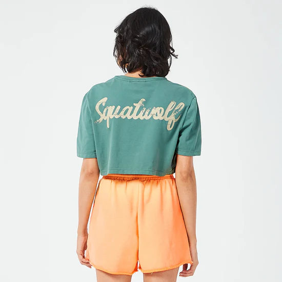 SQUATWOLF RETROGRADE CROP TEE
