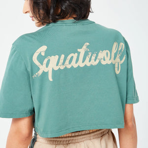 SQUATWOLF RETROGRADE CROP TEE
