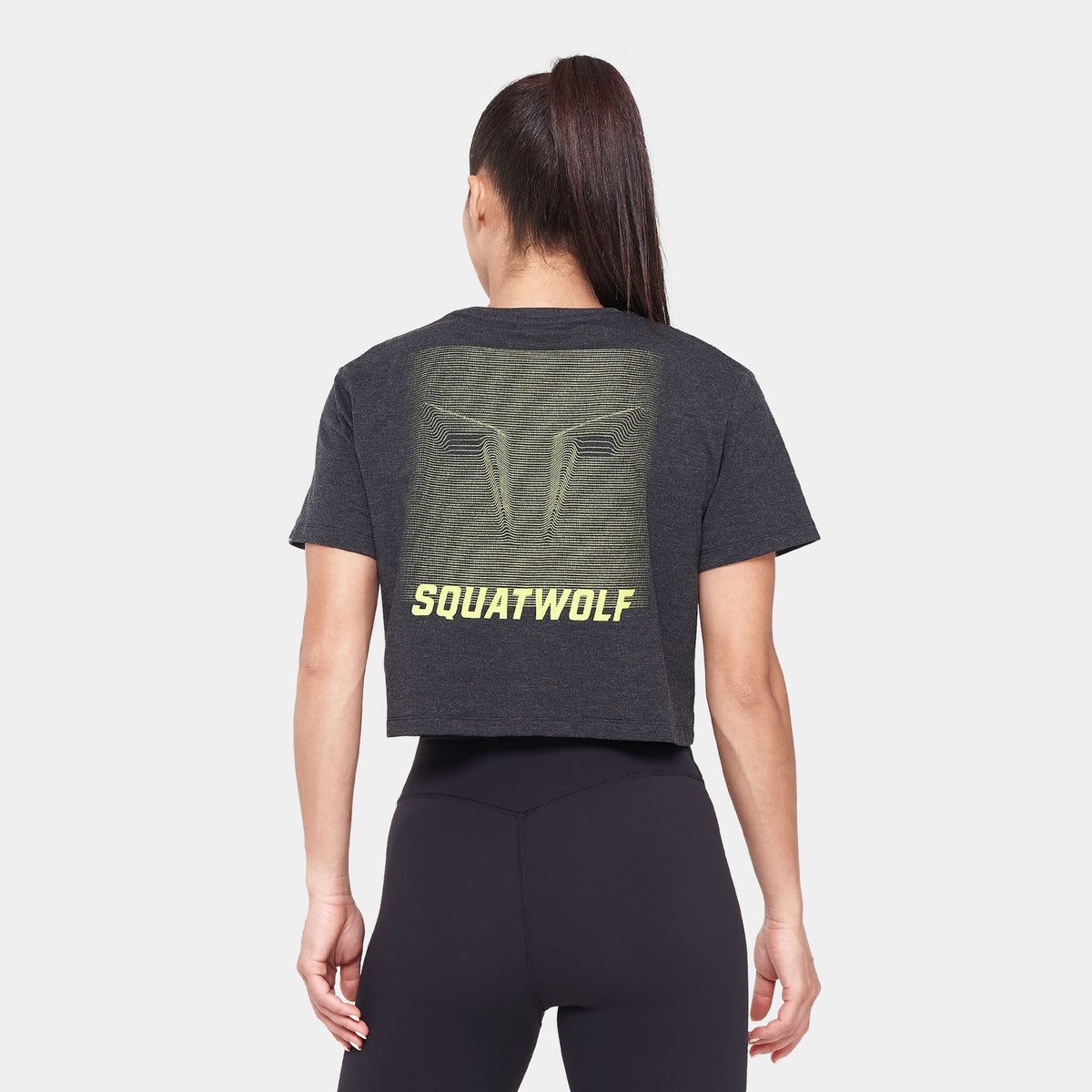SQUATWOLF SLOGAN CROP TEE