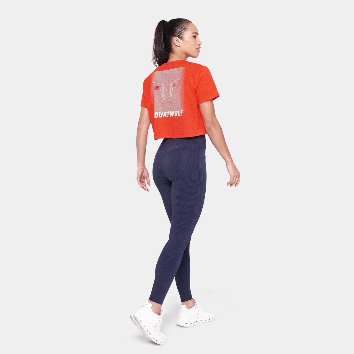 SQUATWOLF SLOGAN CROP TEE