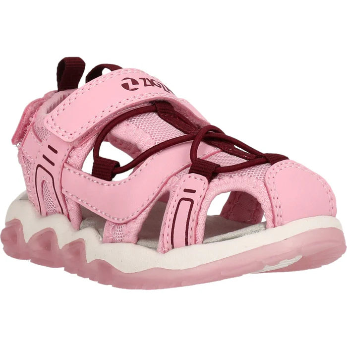 ZIGZAG JUGOE KIDS CLOSED SANDAL W/LIGHTS