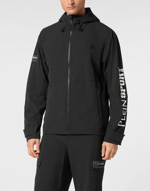 PLEIN SPORT TECHNICAL NYLON JACKET LS SCRATCH