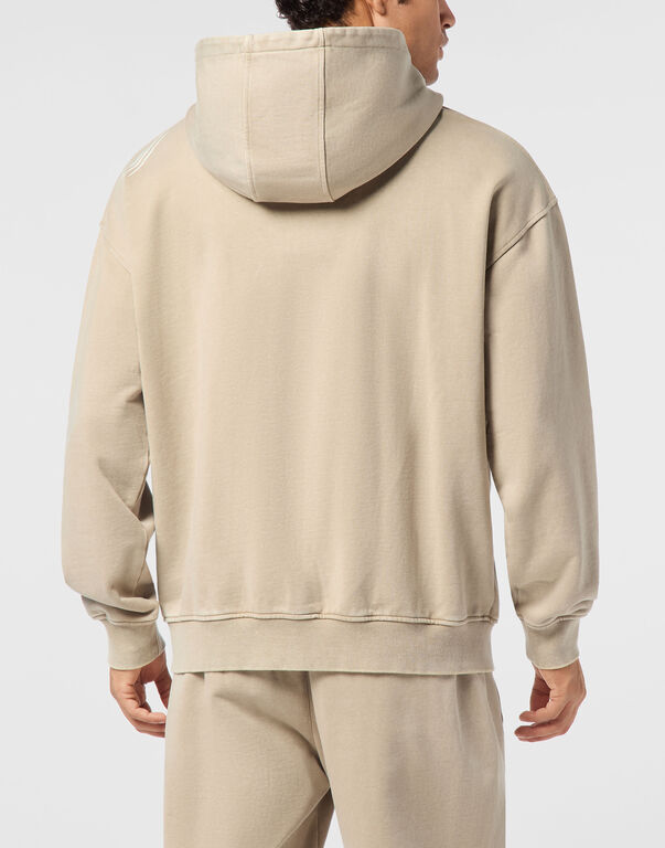 PLEIN SPORT HOODIE SWEATJACKET COLD DYE