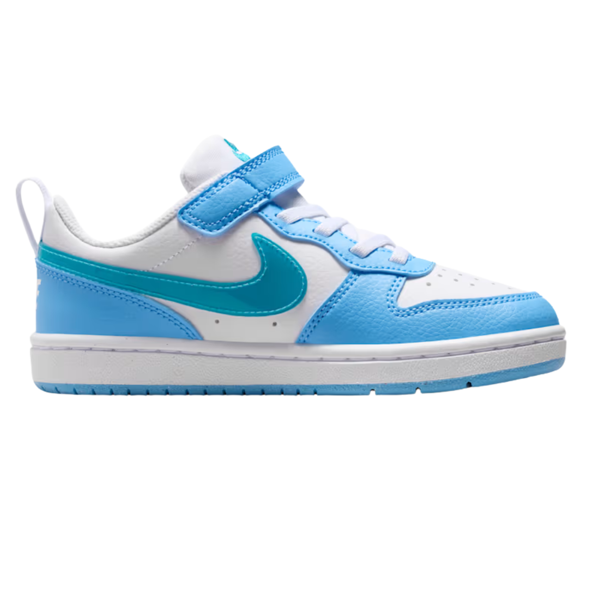 NIKE COURT BOROUGH LOW JES BPV WHITE/ENERGY-FOOTBALL BLUE