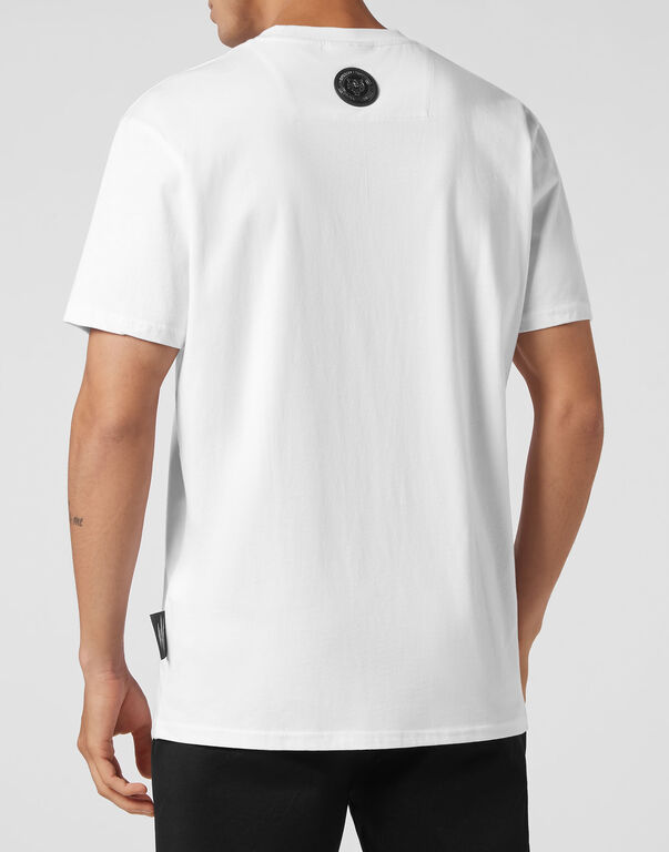 PLEIN SPORT T-SHIRT ROUND NECK SS TIGER CREST EDITION