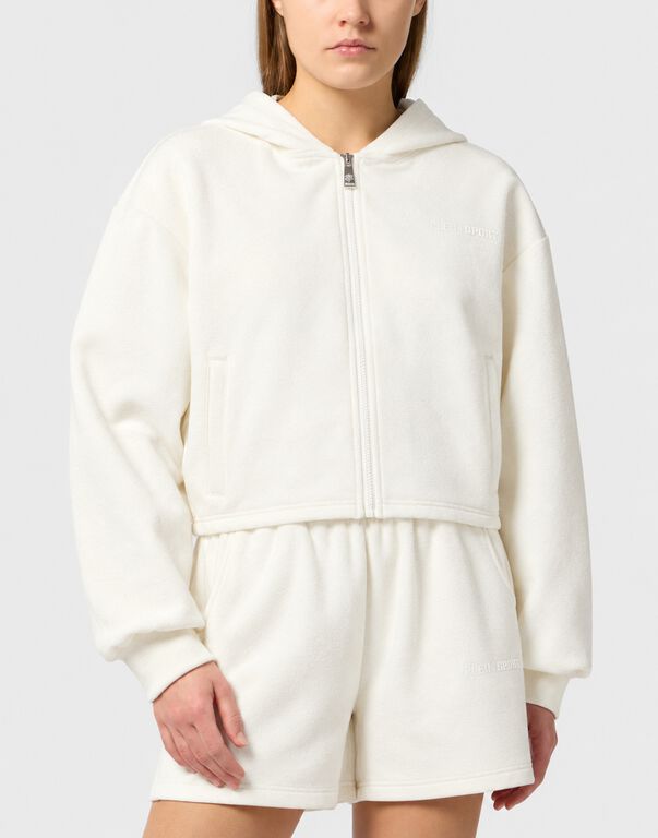 PLEIN SPORT SPONGE HOODIE SWEATSHIRT