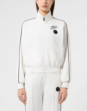 PLEIN SPORT CROPPED TRACKSUIT JACKET