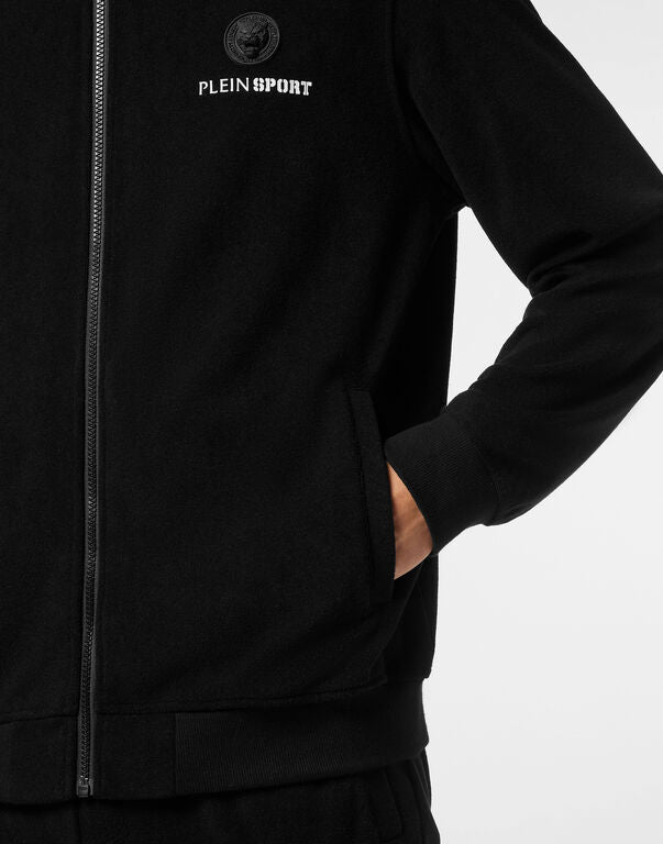 PLEIN SPORT SPONGE HOODIE SWEATJACKET