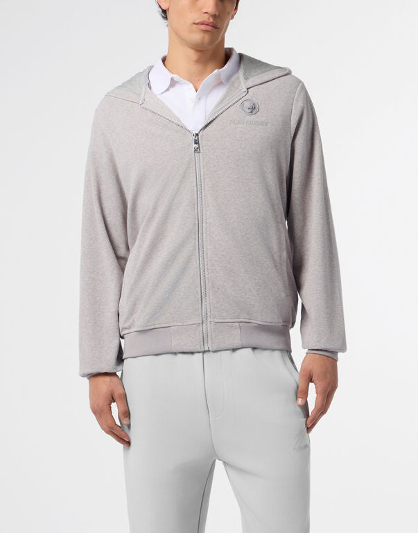 PLEIN SPORT SPONGE HOODIE SWEATJACKET