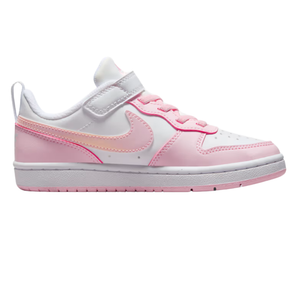 NIKE COURT BOROUGH LOW RECRAFT BPV WHITE/PINK FOAM
