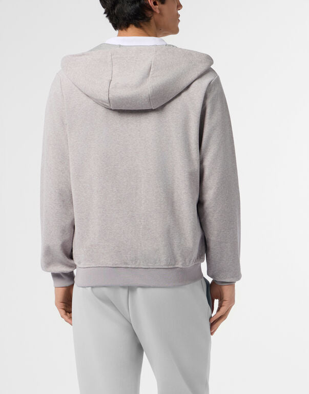 PLEIN SPORT SPONGE HOODIE SWEATJACKET