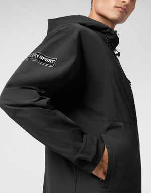 PLEIN SPORT TECHNICAL NYLON JACKET LS SCRATCH